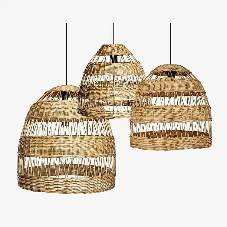 Плетеный абажур 60*60 см
